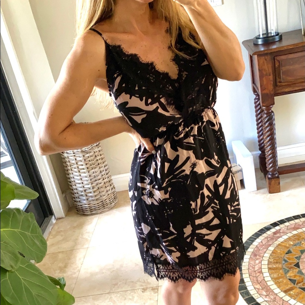 Aqua slip dress